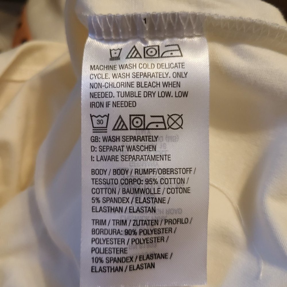 Women's Haute Hippie Tribe Cream and Tan 3/4 sleeve Top Size Medium NIP - Picture 6 of 7